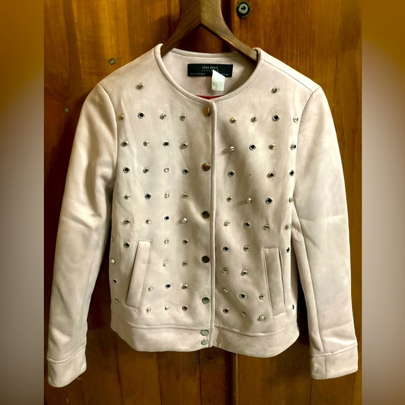 Zara suede studded jacket SALE❤️ - Picture 4 of 7
